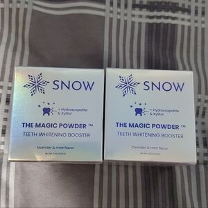 2 Snow Magic Powder Teeth Whitening Booster
